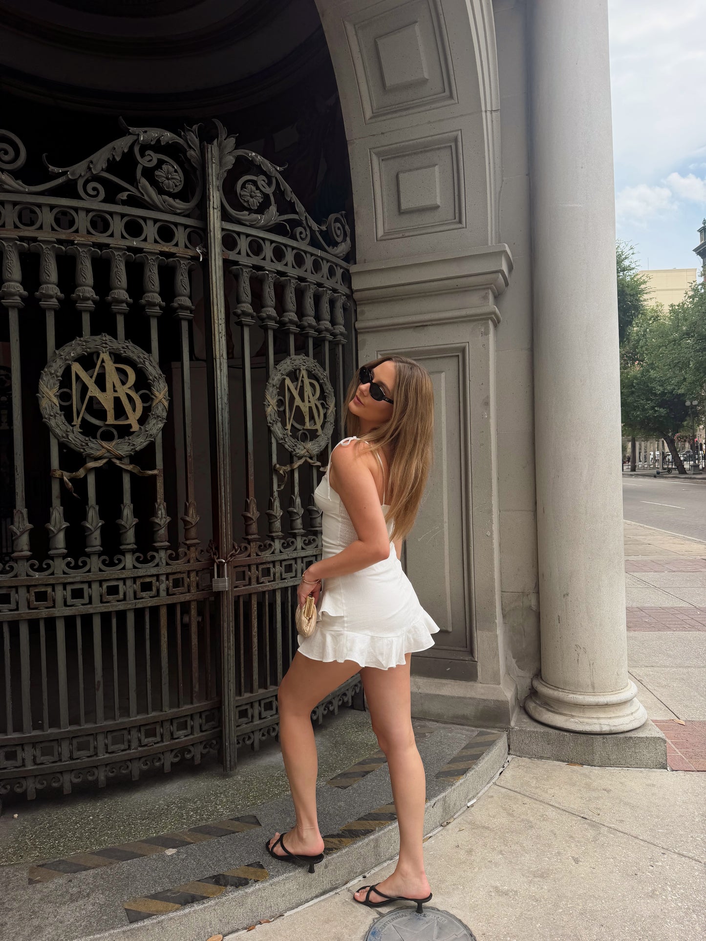Jenn Linen Mini Dress