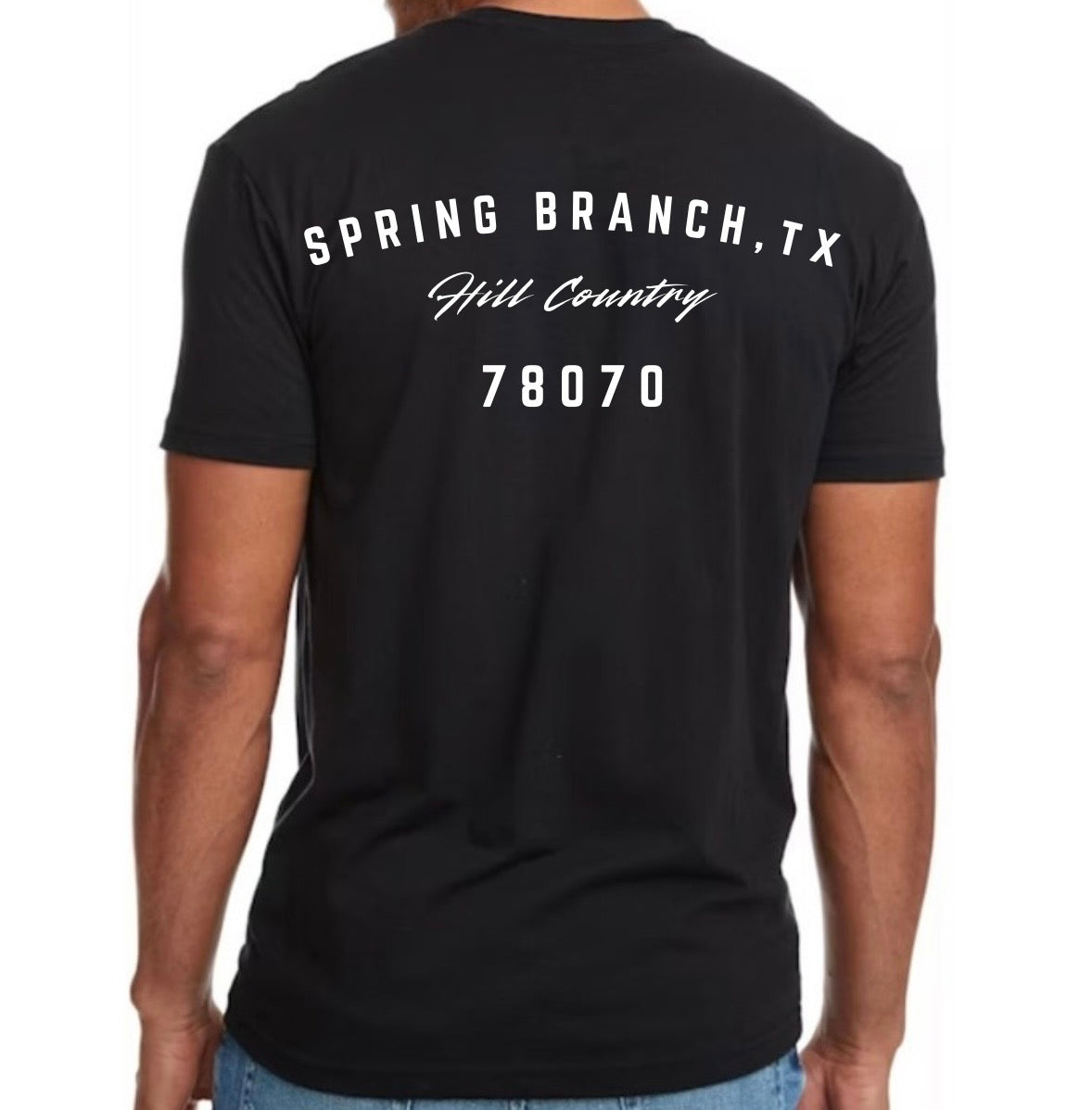 Black Zip Code Shirt 78070