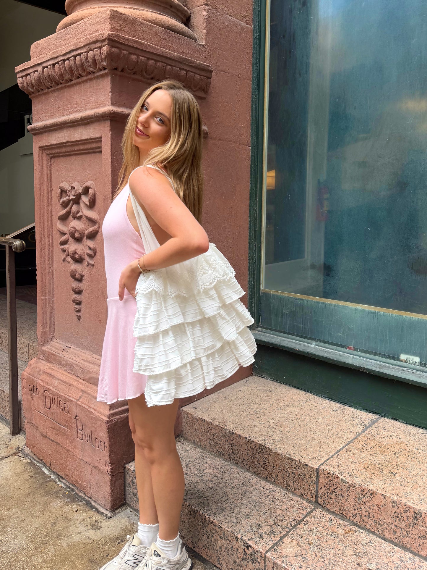 Marissa halter neck mini dress