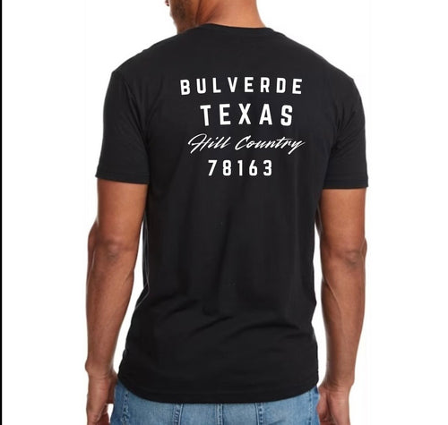 Black Zip Code Shirt 78163