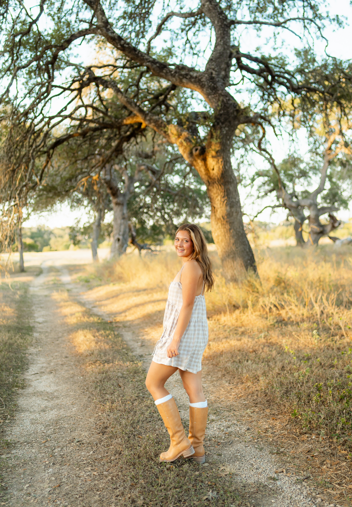 Tia Taupe Checkered Romper