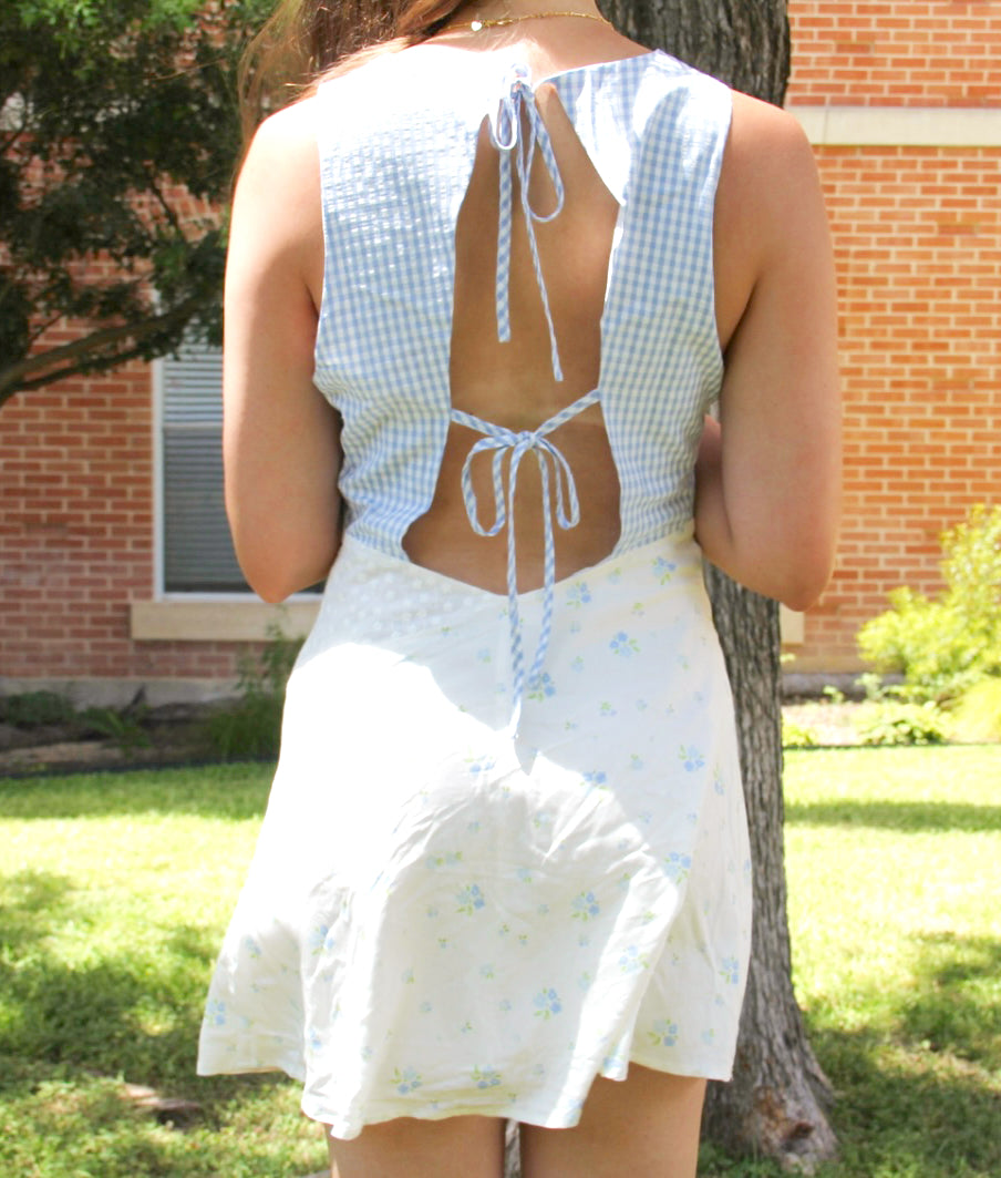 Gracie Patchwork Mini Dress