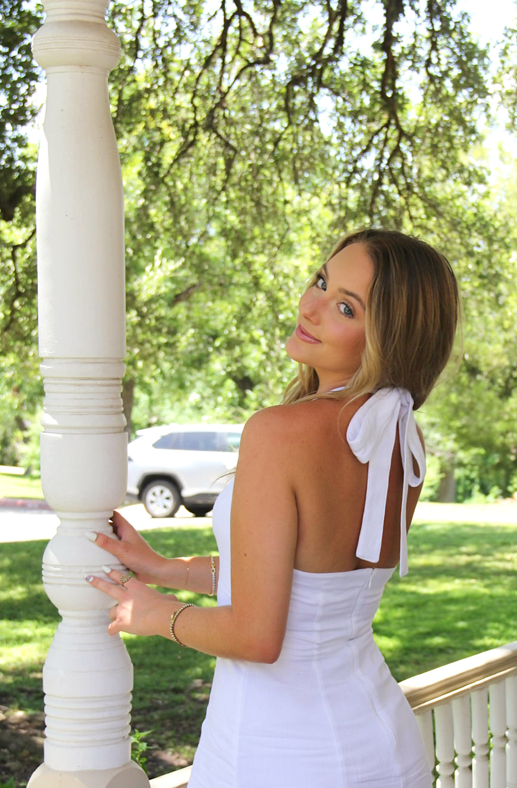 Olivia White Mini Dress