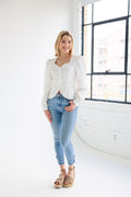 Lacey Puff sleeve top