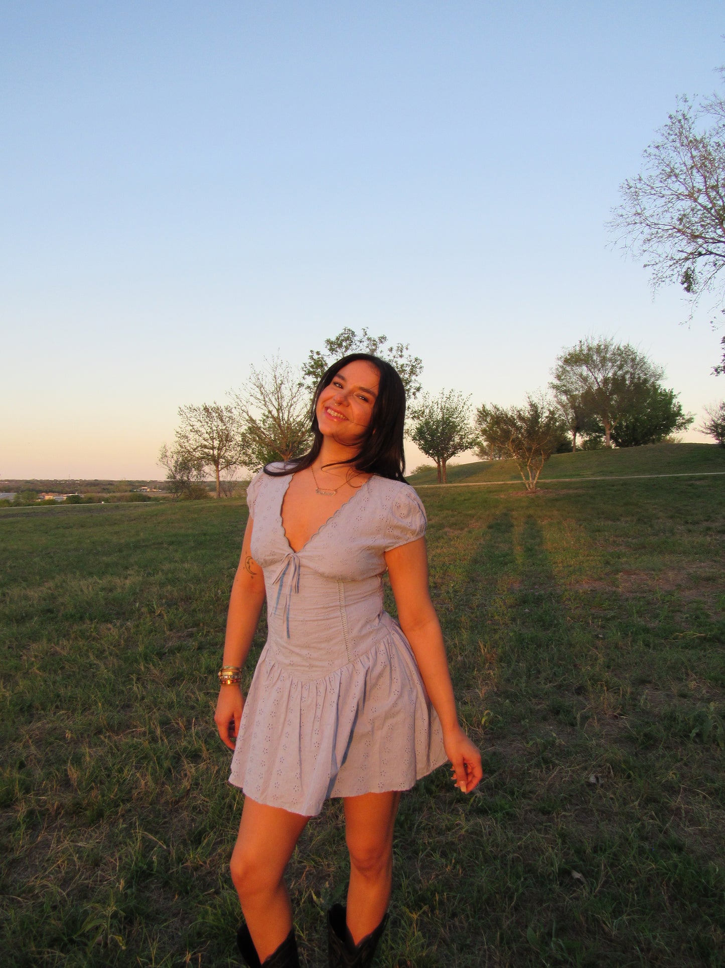 Emma Drop Waist Mini Dress
