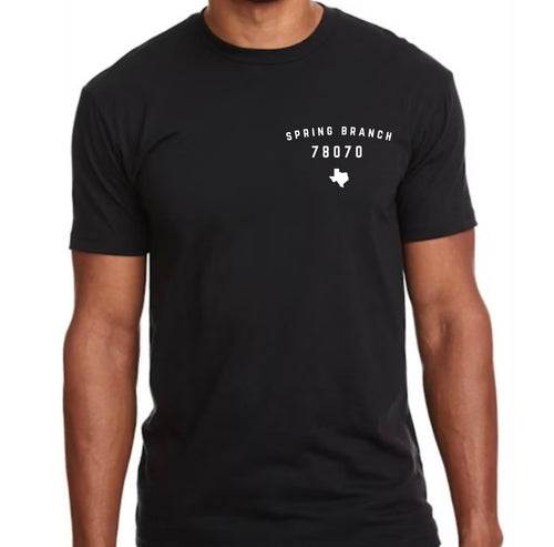 Black Zip Code Shirt 78070