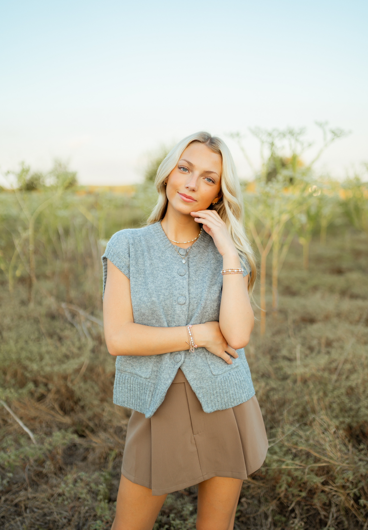 Marny Sleeveless Sweater Top