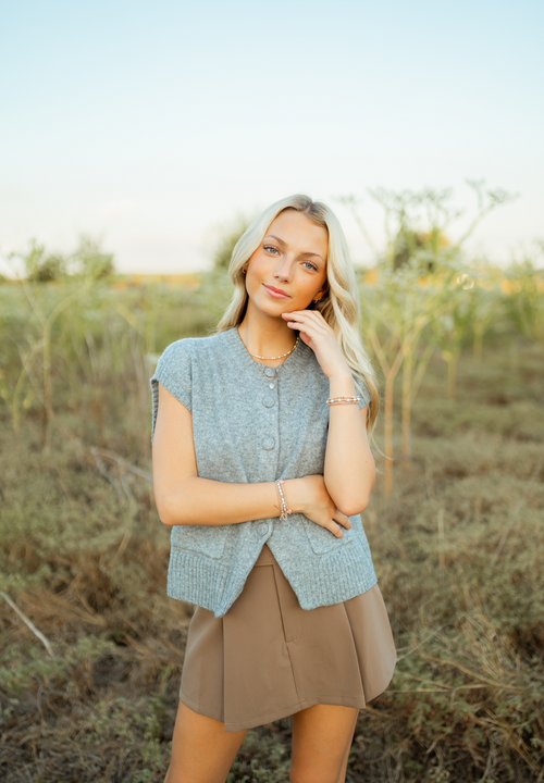 Marny Sleeveless Sweater Top