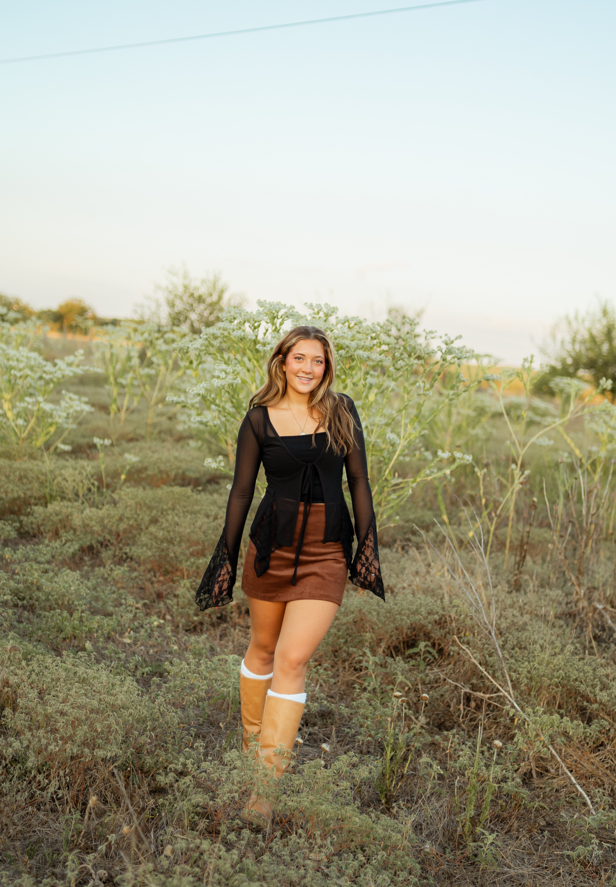 Bella Brown Mini Skirt