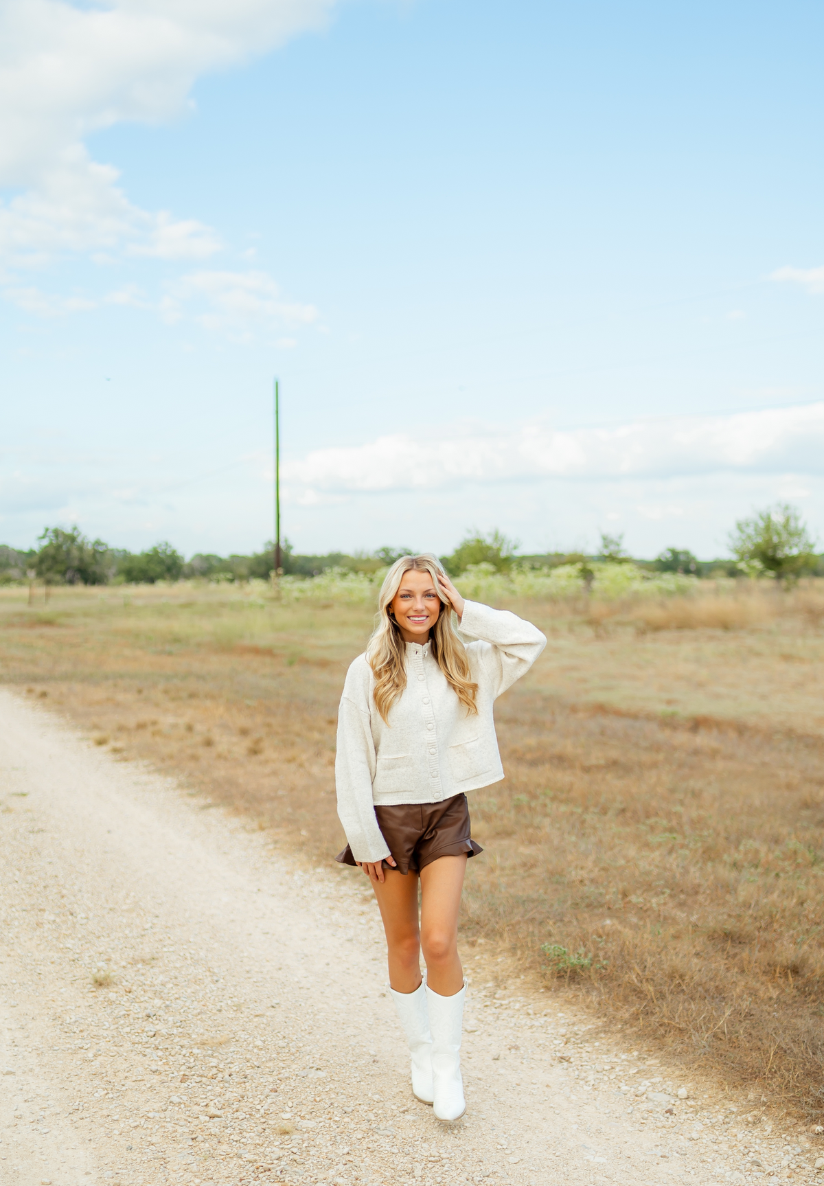Heather mock cardigan