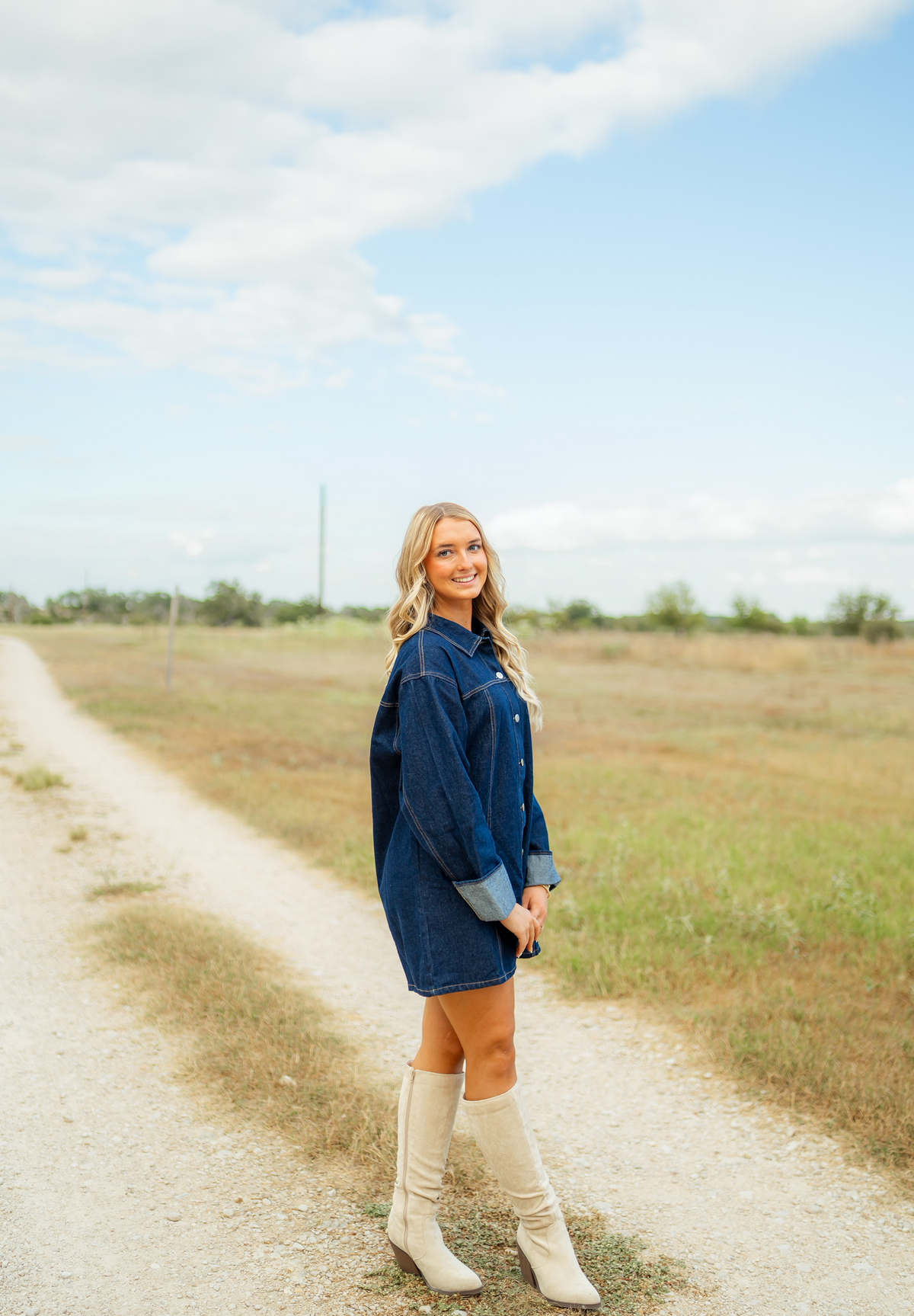 Karly denim jacket dress