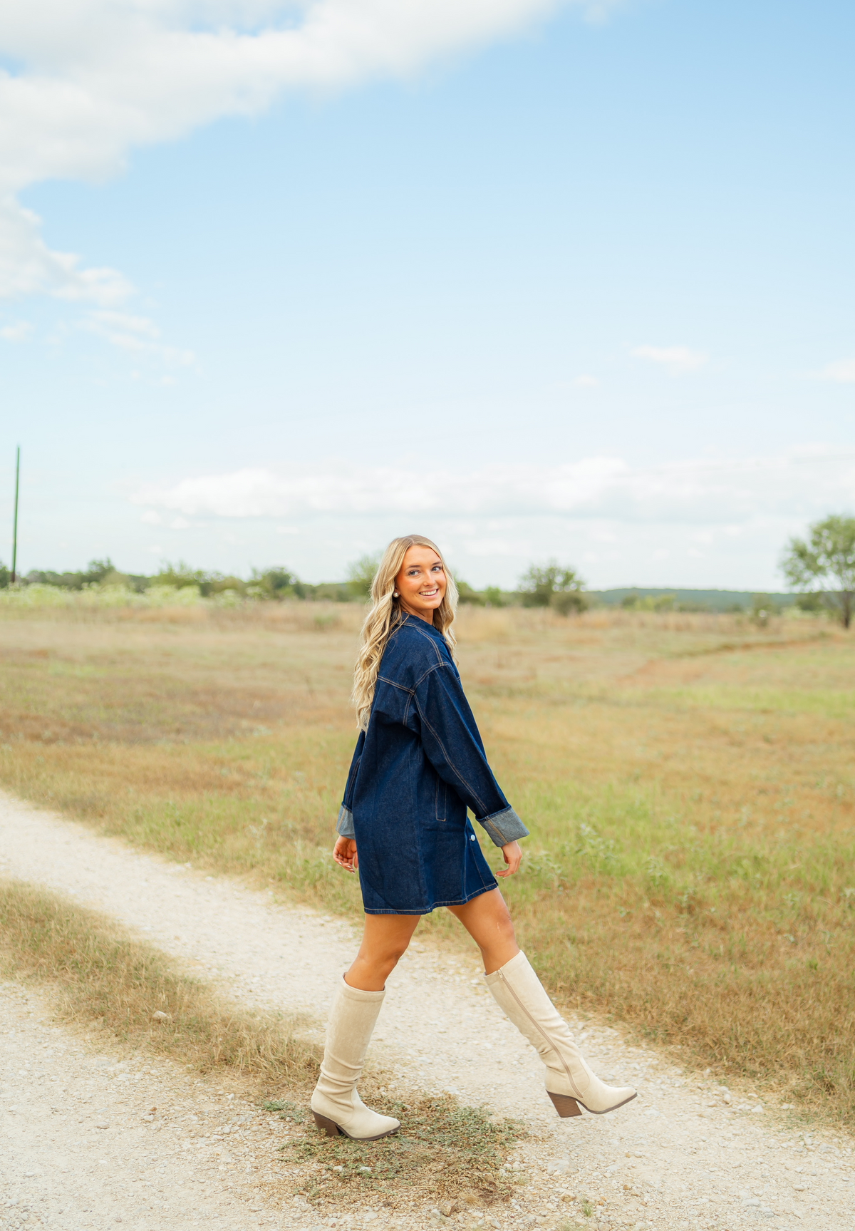 Karly denim jacket dress