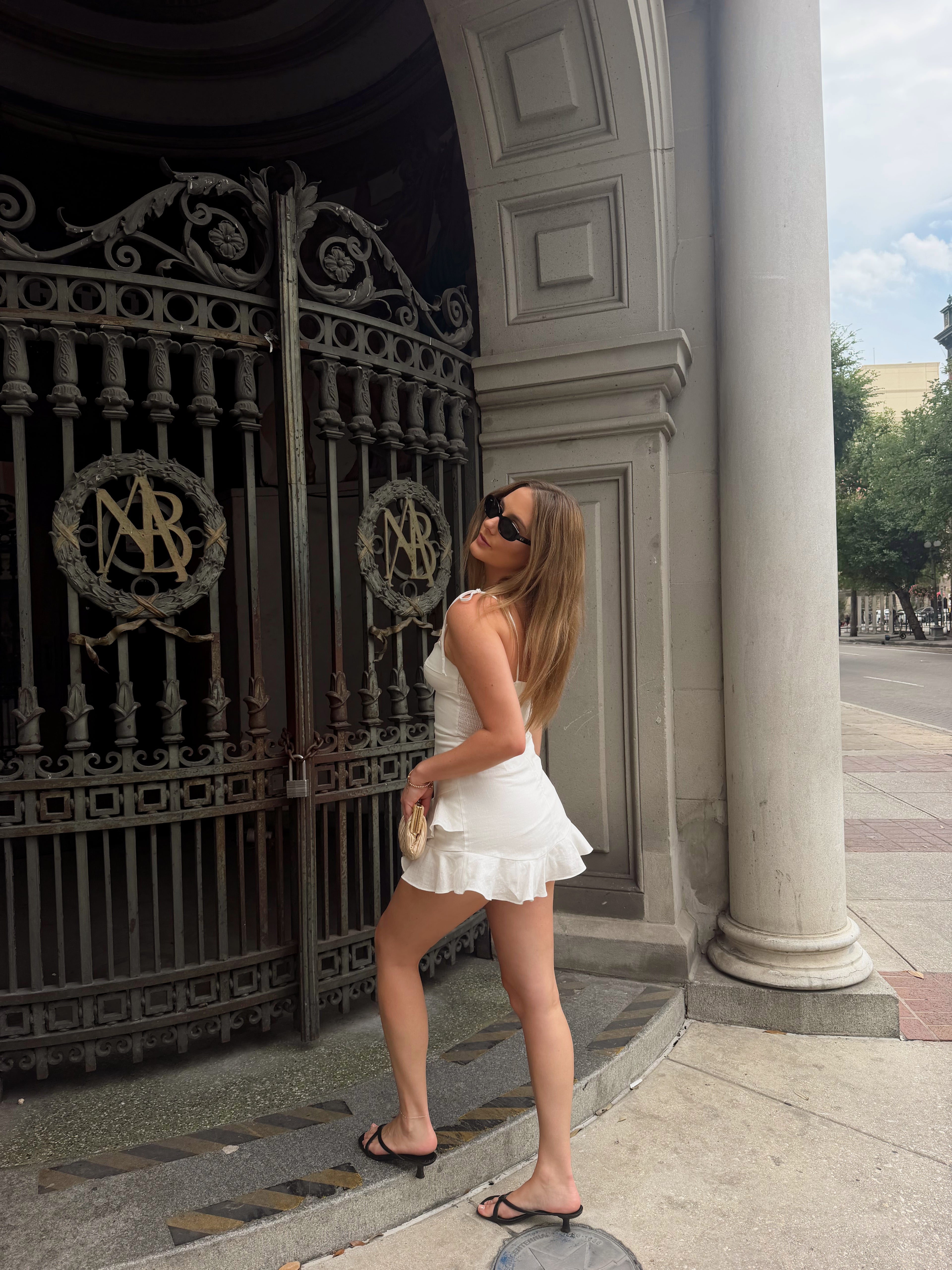 Jenn Linen Mini Dress