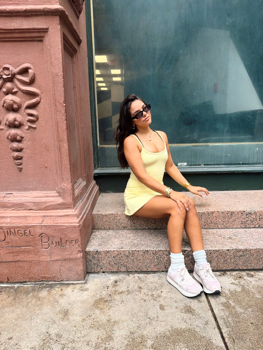 Julia Yellow Mini Dress