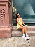 Julia Yellow Mini Dress