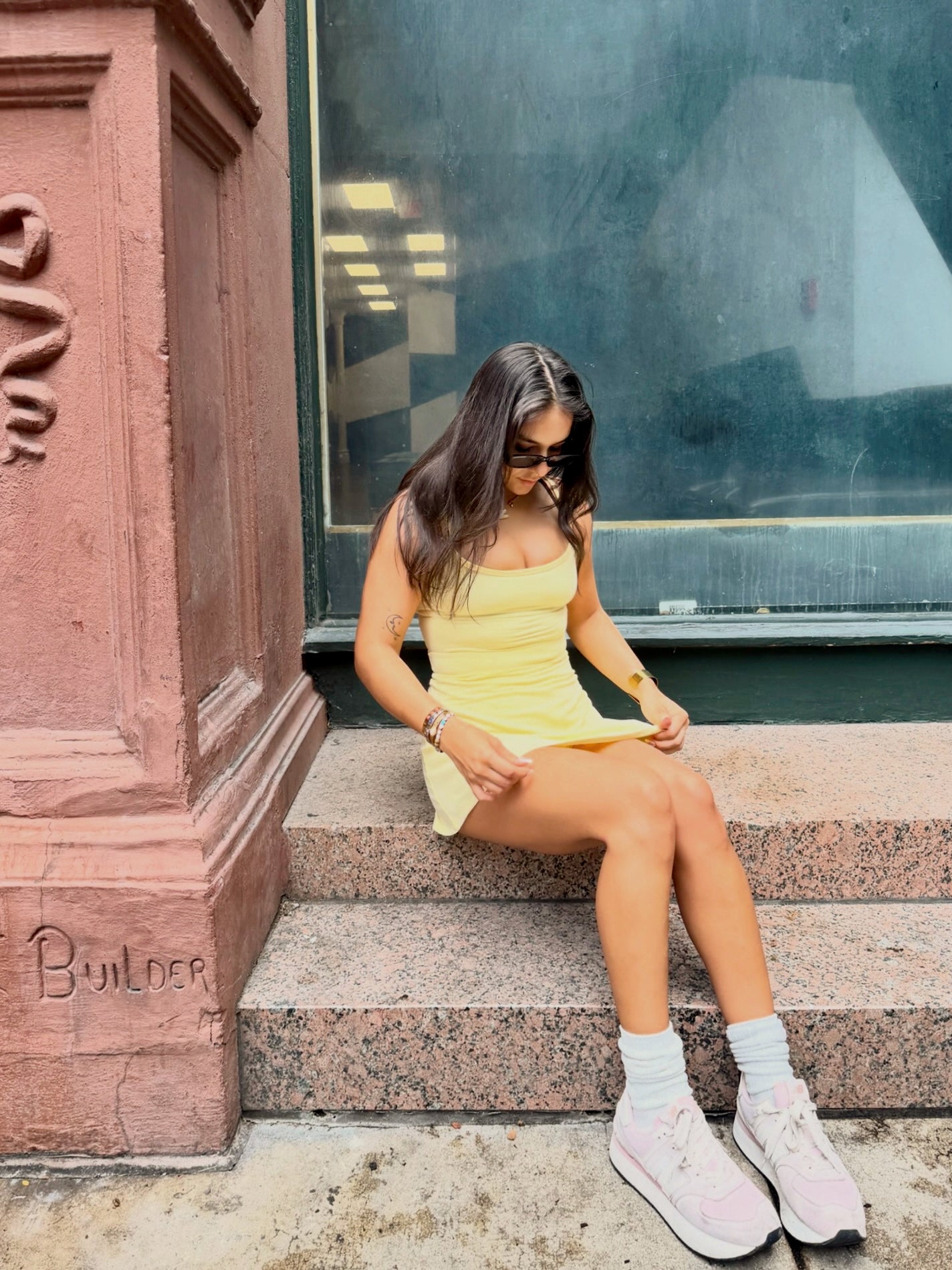 Julia Yellow Mini Dress